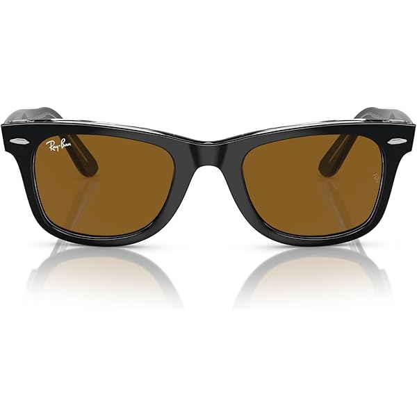 Amazon.com: Ray-Ban New Wayfarer RB2132 2132 901/58 Black RayBan
